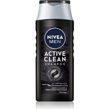 Nivea Men šampon Active clean 250ml - Kosmetika Pro muže Vlasová kosmetika Šampóny
